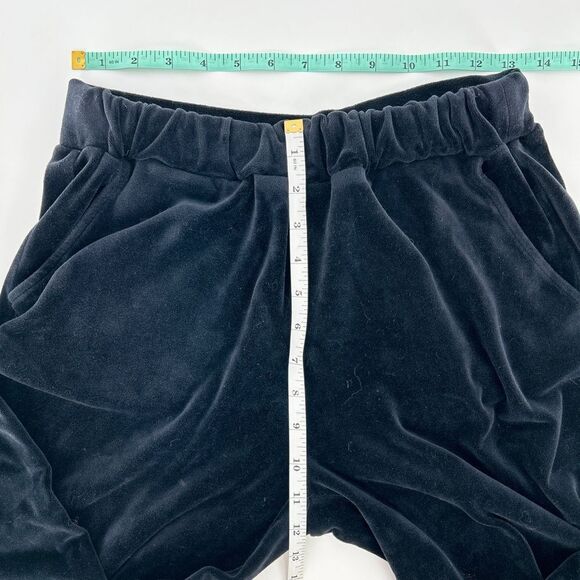 Women's Forever 21 x Barbie Velour Sweatpants Joggers Black White Small - Picture 7 of 8